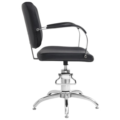 Salon Chair Black Faux Leather Payday Deals