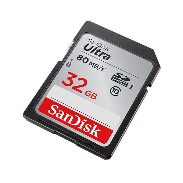 SANDISK 32GB SDHC Class 10 Ultra  80MB/S