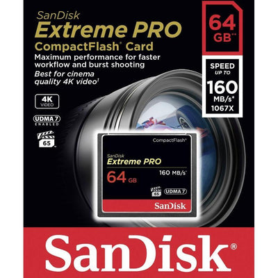SanDisk Extreme Pro CFXP 64GB CompactFlash 160MB/s (SDCFXPS-064G) Payday Deals