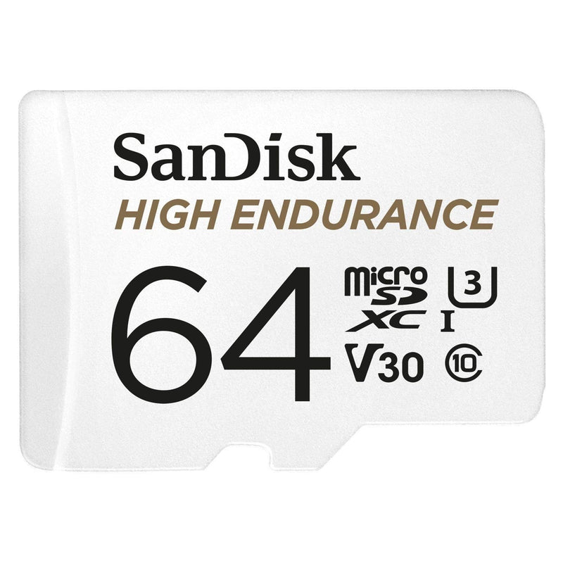 SANDISK HIGH ENDURANCE MICROSDHC CARD SQQNR 64G UHS-I C10 U3 V30 100MB/S R 40MB/S W SD ADAPTOR SDSQQNR-064G-GN6IA Payday Deals