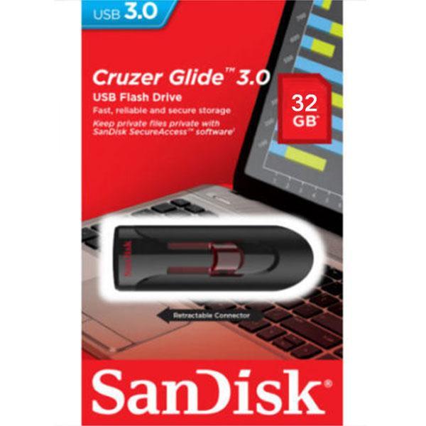 SANDISK SDCZ600-032G 32GB CZ600 CRUZER GLIDE USB 3.0 VERSION Payday Deals