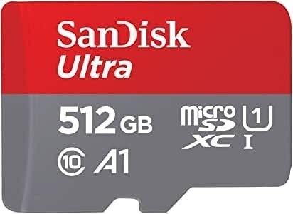 SANDISK SDSQUA4-512G-GN6MN Micro SDXC Ultra UHS-I Class 10 , A1, 120mb/s No adapter Payday Deals