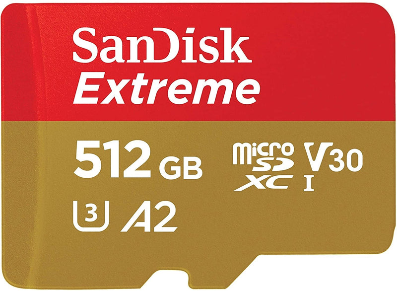 SANDISK SDSQXA1-512G-GN6MN  MicroXD  Extreme A2 V30 UHS-I/U3 160R/90W  NO SD ADAPTER Payday Deals