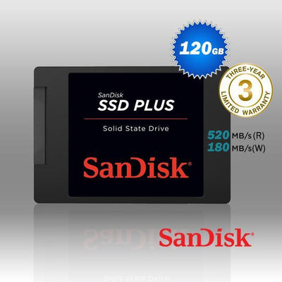 SanDisk SSD Plus 120GB 2.5 inch SATA III SSD SDSSDA-120G