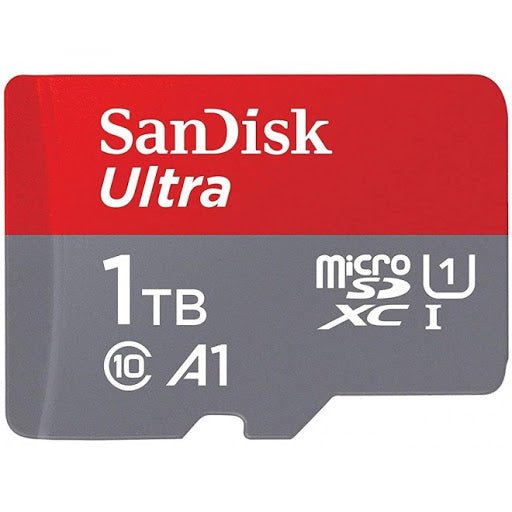 SANDISK Ultra 1TB microSD SDHC SDXC UHS-I Memory Card 120MB/s Full HD Class 10 Speed Google Play Store App for Android Smartphone Tablet Payday Deals