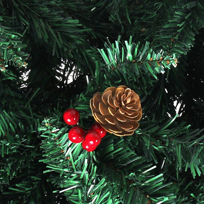 Santaco Christmas Tree 2.4M 8Ft Pinecone Decorated Xmas Home Garden Decorations Payday Deals
