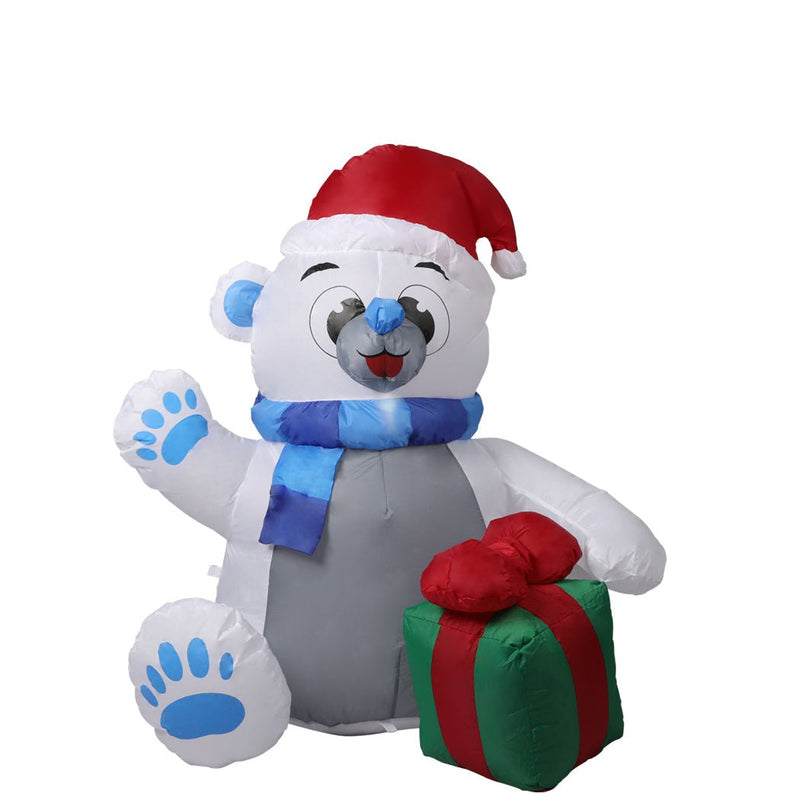 Santaco Inflatable Christmas Decorations Polar bear 1.2M LED Lights Xmas Party Payday Deals