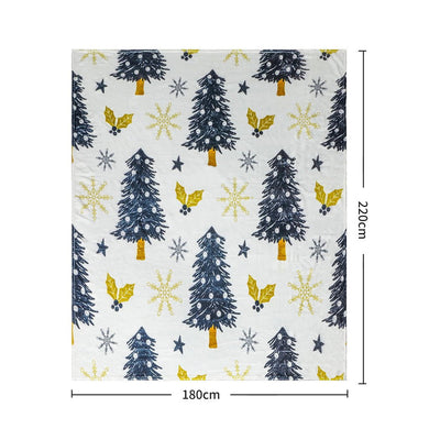 Santaco Throw Blanket Xmas Flannel Double Sided Warm Fleece Decor Christmas S Payday Deals