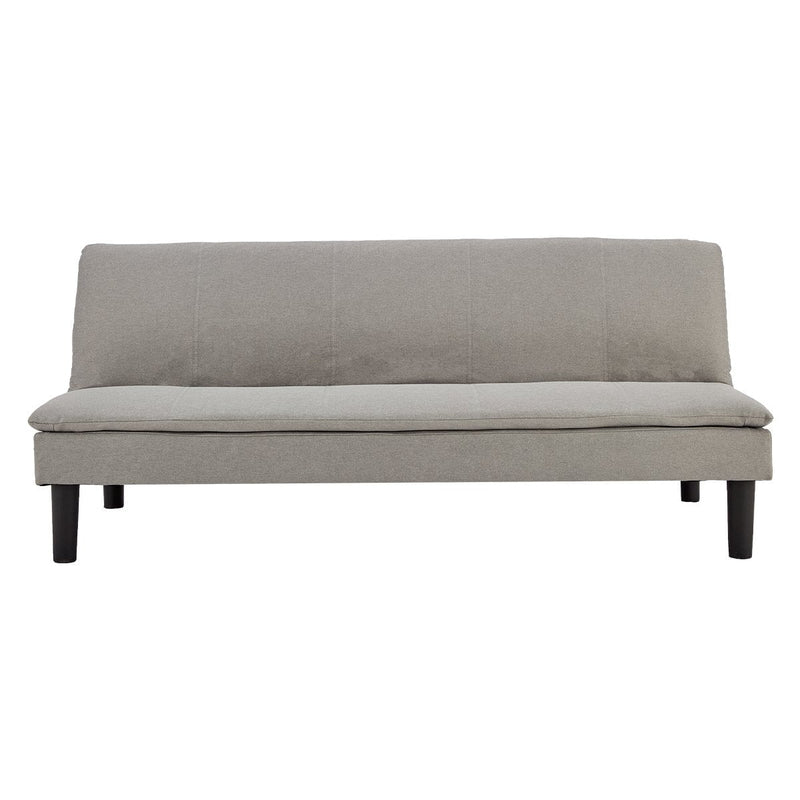 Sarantino 3 Seater Modular Faux Linen Fabric Sofa Bed Couch Light Grey Payday Deals