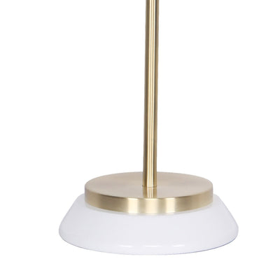 Sarantino Electric Reading Light Table Lamp Brass Finish - White Payday Deals