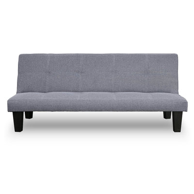 Sarantino Sofa Bed Lounge Couch Futon Furniture Seat Adjustable Suite Dark Grey