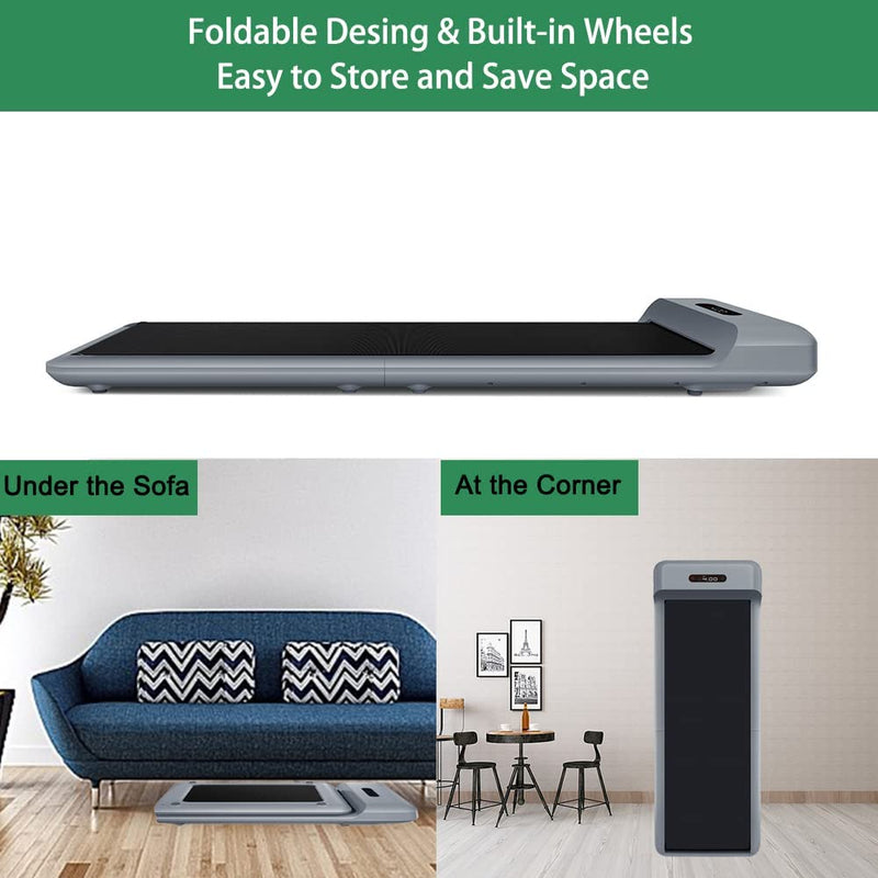 Sardine Sport C2 Foldable Portable Walking Pad Office Apartment Treadmill - Grey Payday Deals