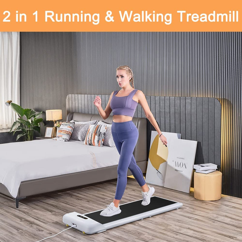 Sardine Sport C2 Foldable Portable Walking Pad Office Apartment Treadmill - White Payday Deals