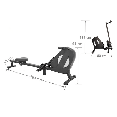 Sardine Sport Magnetic Rowing Machine Exercise Fitness Home Gym Cardio Payday Deals