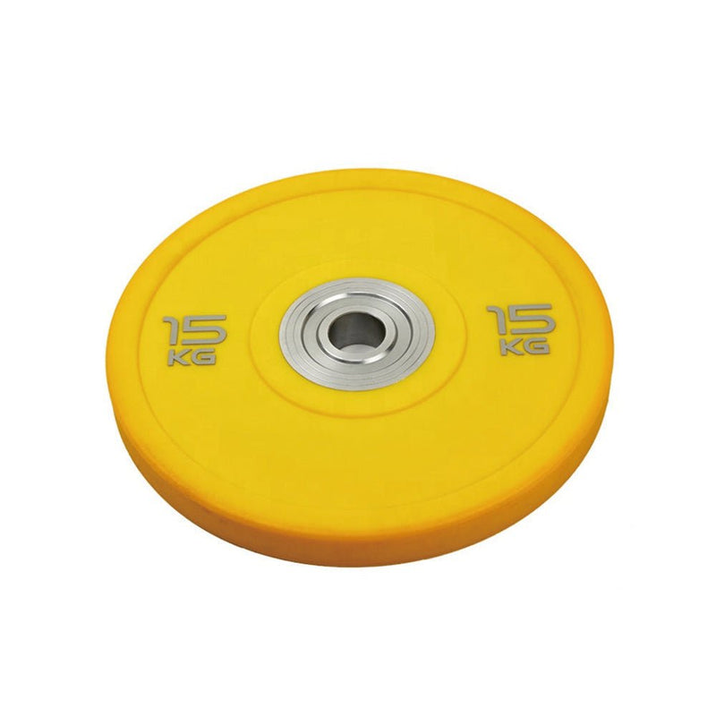 Sardine Sport Olympic Change Plates 50mm Fractional Weight Plates Designed for Olympic Barbells for Strength Training 15kg Yellow Set Payday Deals