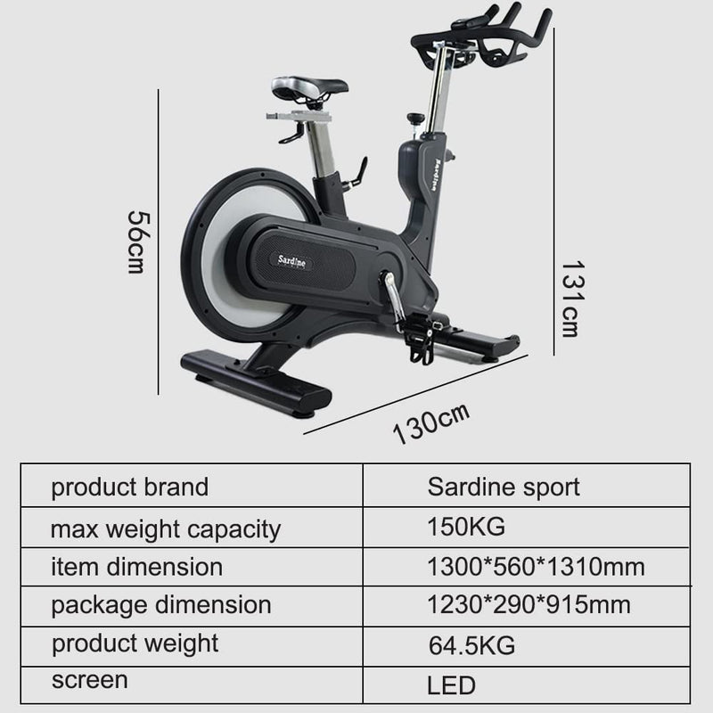 Sardine Sport S12 Exercise Bike, Home Gym Fitness Payday Deals