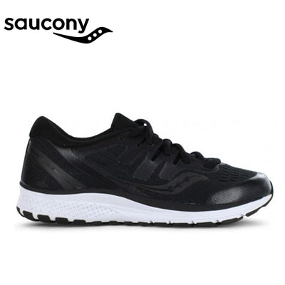Saucony Kids Youth S GUIDE ISO 2 Sneakers Runners Medium Width Boys - Black/White Payday Deals