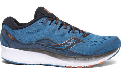 Saucony Men's RIDE ISO 2 Sneakers Runners Running Shoes - Blue/Black Payday Deals