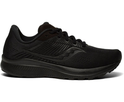 Saucony Women's Guide 14 Shoes Runners Sneakers Running - Triple Black Payday Deals