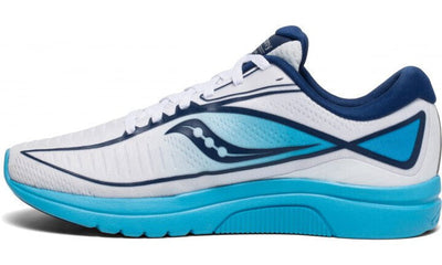 Saucony Women's Kinvara 10 Shoes Sneakers Runners Running - White/Blue Payday Deals