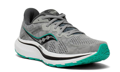 Saucony Women's Omni 20 Wide Sneaker Athletic Running Shoes Runners - Alloy Jade Payday Deals