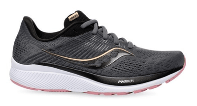 Saucony Women's Wide Guide 14 Shoes Runners Sneakers Running - Charcoal/Rose