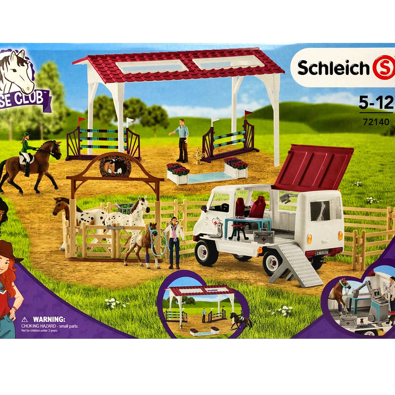 Schleich Large Playset Horse Club Vet Fitness Check for the Big Tournament 72140 Payday Deals