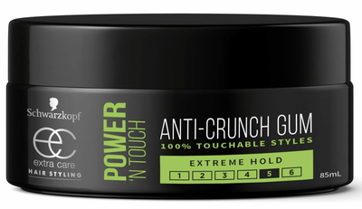 Schwarzkopf Hair Styling Extra Care Power 'N Touch Anti Crunch Gum 85ml Payday Deals