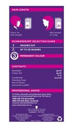 Schwarzkopf Perfect Mousse Foam Permanent Hair Colour Foam - 1-0 Black Payday Deals