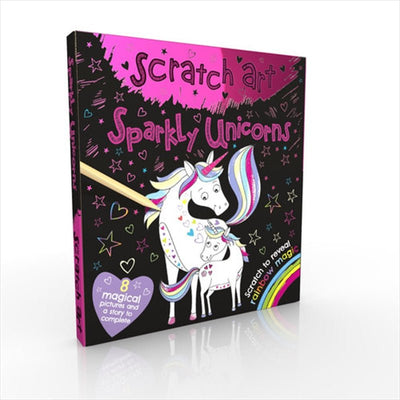 Scratch Art Fun Mini Sparkly Unicorns