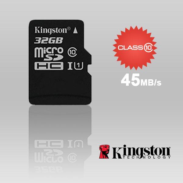 SDC10G2/32GBFR 32GB microSDHC Class 10 UHS-I upto 45MB/s with SD adaptor