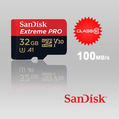 SDSQXCG-032G-GN6MA 32GB MICRO SDHC EXTREME PRO 4K , A1 V30, UHS-I/ U3, 100MB/s