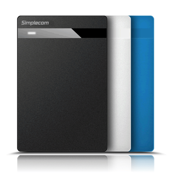 SE203 Tool Free 2.5" SATA HDD SSD to USB 3.0 Hard Drive Enclosure Blue