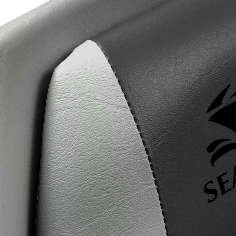  Seamanship Folding Swivel Boat Seat - Grey & Charcoal