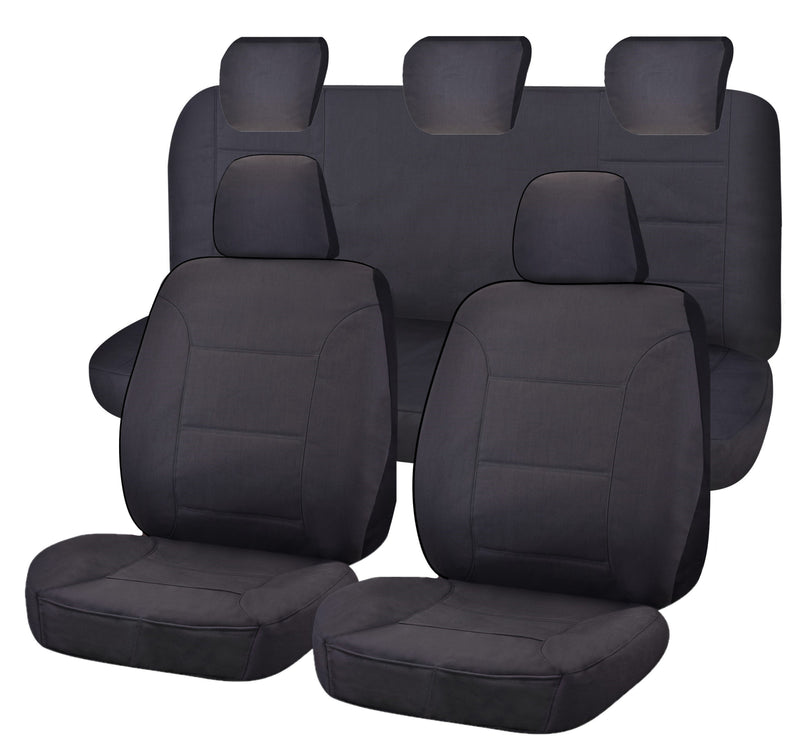 Seat Covers for MAZDA BT-50 FR UR 09/2015 - 06/2020 DUAL CAB FR CHARCOAL CHALLENGER Payday Deals