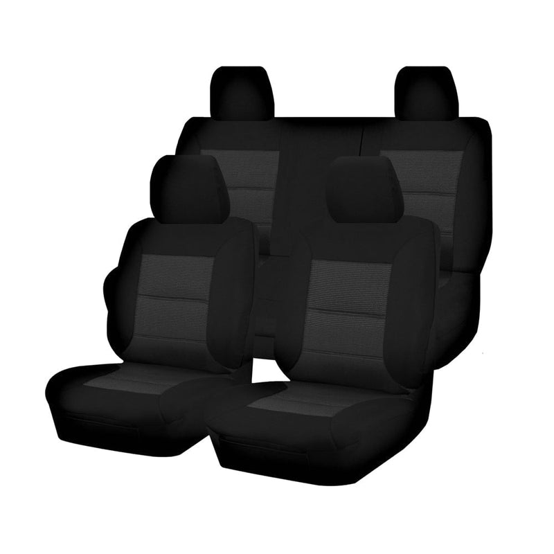 Seat Covers for MAZDA BT-50 TF XT DUAL CAB 07/2020 - ON PREMIUM BLACK Payday Deals