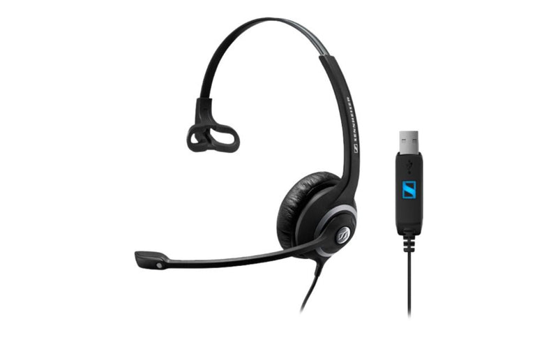 Sennheiser SC230 USB Wide Band Monaural headset with Noise Cancelling mic - built-in USB interface, no call control Payday Deals