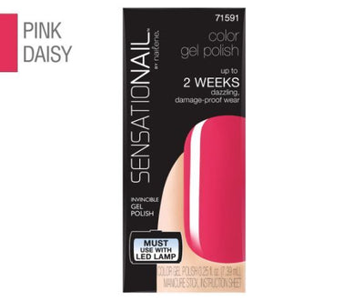 Sensationail 7.39ml Color Invincible Gel Polish Manicure Stick - Pink Daisy Payday Deals