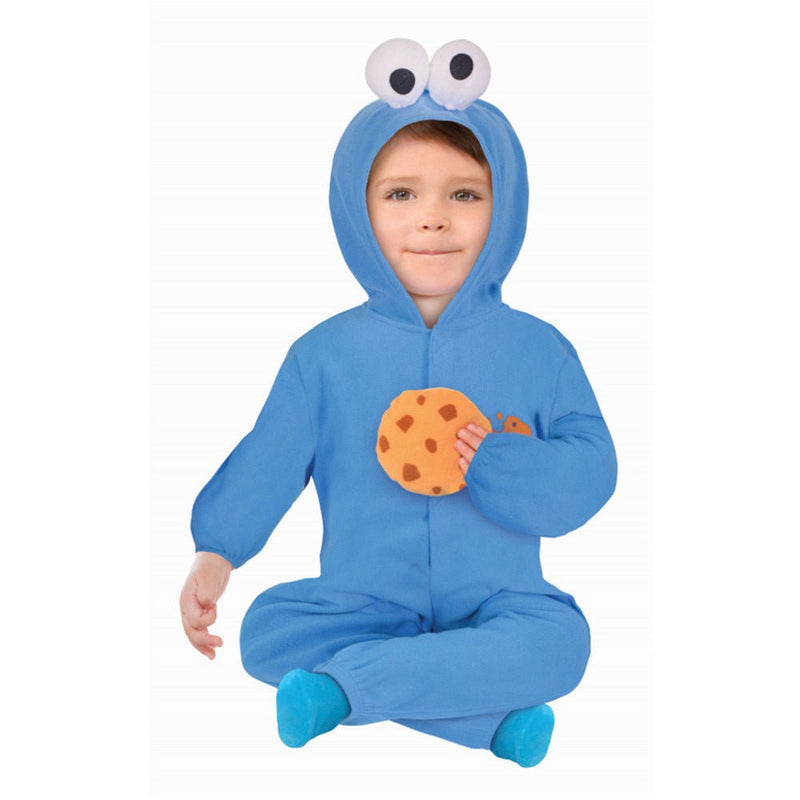 Sesame Street Cookie Monster Jumpsuit Costume 18-24 Months Payday Deals