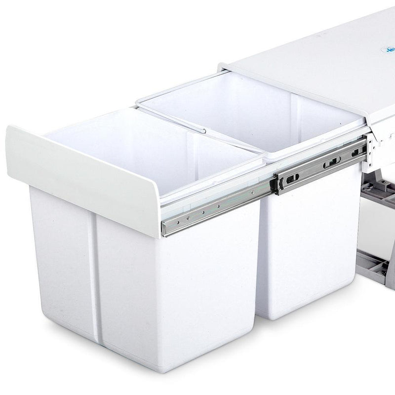 Cefito 2x15L Pull Out Bin - White Payday Deals