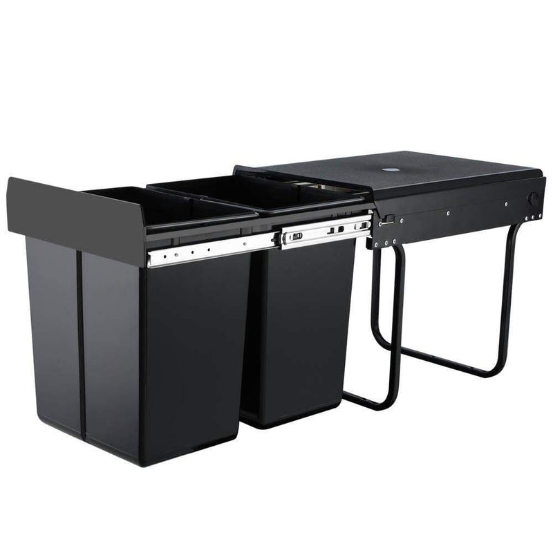 Cefito 2x20L Pull Out Bin - Black Payday Deals
