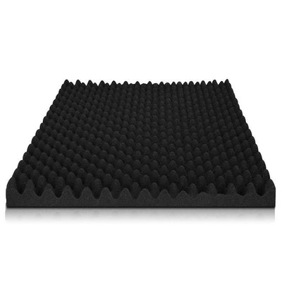 Set of 20 Eggshell Acoustic Foam - Black