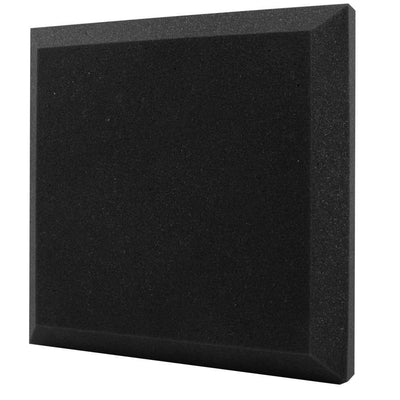 Set of 20 Flat Panel Acoustic Foam - Black