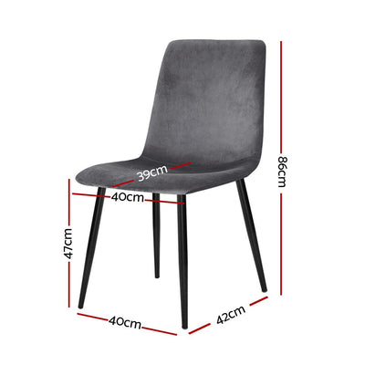 Set of 4 Artiss Modern Dining Chairs Payday Deals