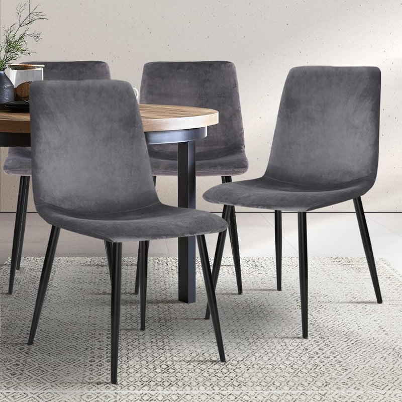 Set of 4 Artiss Modern Dining Chairs Payday Deals