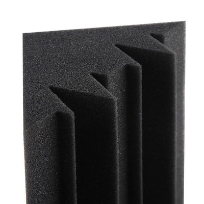 Set of 40 Corner Bass Acoustic Foam - Black