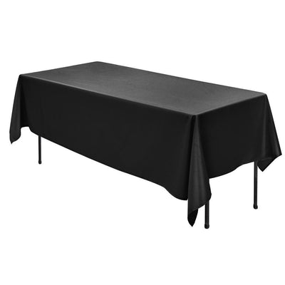 Set of 6 152 x 259 Table Cloths - Black