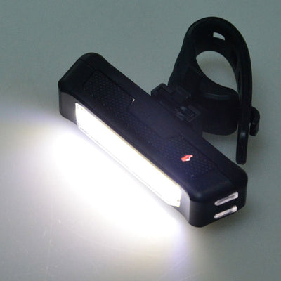 Set USB Rechargeable LED Bike Front Light headlight lamp Bar rear Tail Wide Beam Payday Deals