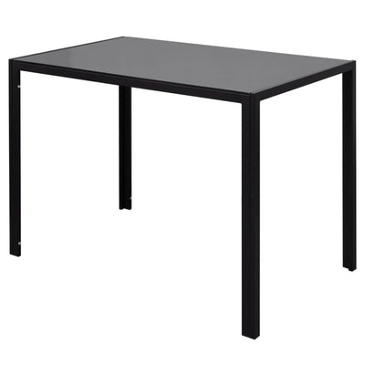 Seven Piece Dining Table Set Black Payday Deals