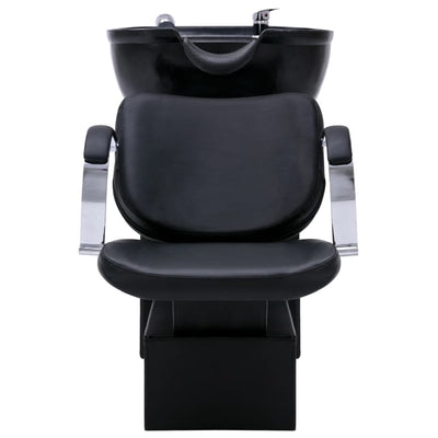Shampoo Backwash Unit with Salon Chair Faux Leather Payday Deals